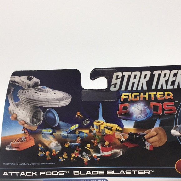 Star Trek Fighter Pods Attack Pods Blade Blaster Hasbro New - Picture 6 of 13